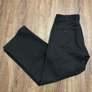 Dickies Loose Fit Black Trousers